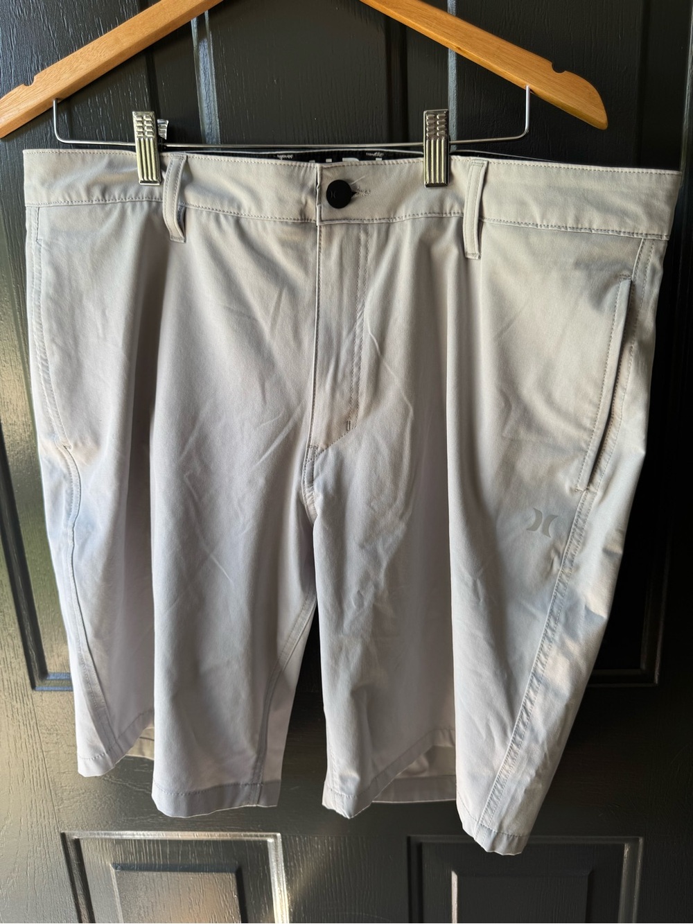 Hurley Men's Light Gray Athletic Shorts